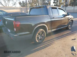 2017 Honda Ridgeline Sport with VIN 5FPYK2F19HB002939, listed as a IAAI auction lot 41728020 with 94,322 mi miles and . Bid and sale history available at DreamBid. Image 4.