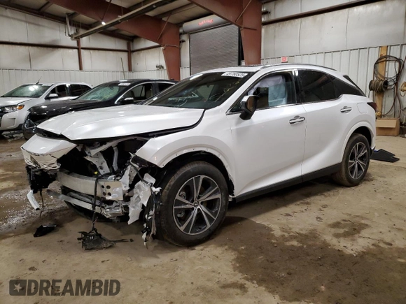 2025 Lexus RX with VIN 2T2BBMCA0SC071864, listed as a Copart auction lot 49780525 with 172 mi miles and Non Repairable. Bid and sale history available at carsss.com. Image 1.