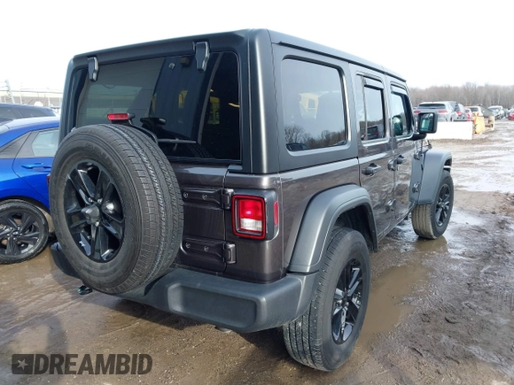 2023 Jeep Wrangler Sport S with VIN 1C4HJXDN6PW653924, listed as a IAAI auction lot 41413689 with 15,278 mi miles and . Bid and sale history available at DreamBid. Image 4.