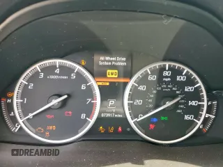 2018 Acura RDX Advance with VIN 5J8TB4H76JL006693, listed as a Copart auction lot 56321535 with 73,917 mi miles and Salvage title. Bid and sale history available at DreamBid. Image 9.