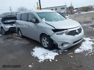 2016 Nissan Quest SL with VIN JN8AE2KP3G9155132, listed as a IAAI auction lot 41492177 with 116,300 mi miles. Bid and sale history available at carsss.com. Image 1.