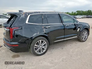 2024 Cadillac XT6 FWD Premium Luxury with VIN 1GYKPCRS7RZ709179, listed as a Copart auction lot 62374585 with 19,442 mi miles and Salvage title. Bid and sale history available at DreamBid. Image 3.
