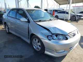 2003 Toyota Corolla CE with VIN 1NXBR38E43Z164540, listed as a IAAI auction lot 41915445 with 210,041 mi miles and . Bid and sale history available at DreamBid. Image 1.