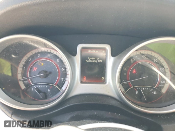 2017 Dodge Journey SE z VIN 3C4PDCAB5HT658934, wystawiony jako Copart lot #52829705 z przebiegiem 177 478 mil mil oraz Szkoda całkowita • Salvage title. Historia ofert i sprzedaży dostępna na DreamBid. Obrazek 9.