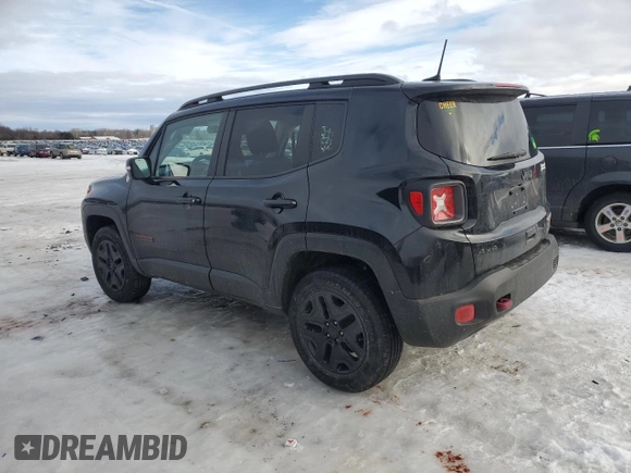 2018 Jeep Renegade Trailhawk with VIN ZACCJBCB8JPH16594, listed as a Copart auction lot 88580285 with 103,203 mi miles and Clean title. Bid and sale history available at DreamBid. Image 2.