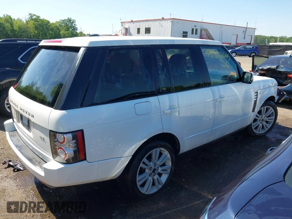 2012 Land Rover Range Rover HSE Lux with VIN SALMF1D43CA374810, listed as a IAAI auction lot 42262665 with 181,179 mi miles and . Bid and sale history available at DreamBid. Image 4.