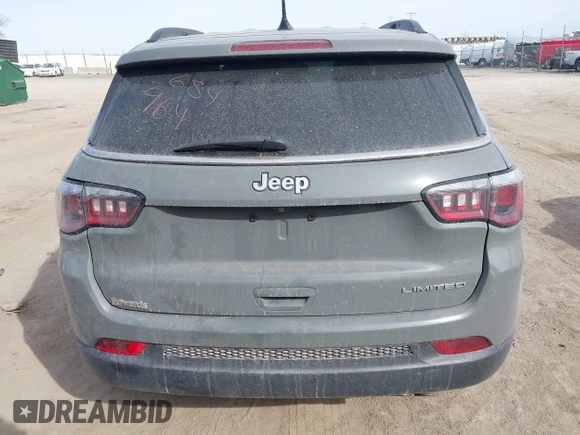 2020 Jeep Compass Limited with VIN 3C4NJCCBXLT142767, listed as a IAAI auction lot 41781550 with 94,282 mi miles. Bid and sale history available at carsss.com. Image 16.