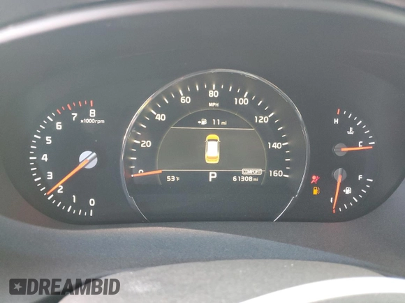 2019 Kia Sorento EX Sport V6 with VIN 5XYPH4A52KG455261, listed as a Copart auction lot 88776265 with 61,308 mi miles and Salvage Title. Bid and sale history available at carsss.com. Image 9.