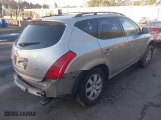 2005 Nissan Murano SE with VIN JN8AZ08T85W326615, listed as a IAAI auction lot 41663086 with 151,841 mi miles. Bid and sale history available at carsss.com. Image 4.