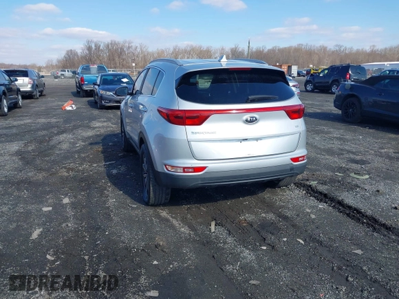 2017 Kia Sportage EX with VIN KNDPN3AC0H7230960, listed as a IAAI auction lot 41482364 with 153,626 mi miles and . Bid and sale history available at carsss.com. Image 3.