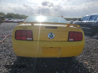 2006 Ford Mustang Standard with VIN 1ZVFT80N365154531, listed as a Copart auction lot 51825505 with 164,126 mi miles and Salvage Title. Bid and sale history available at carsss.com. Image 6.