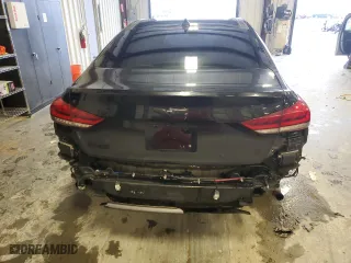 2015 Hyundai Genesis 3.8L with VIN KMHGN4JEXFU038009, listed as a Copart auction lot 45082575 with 121,553 mi miles and Salvage Title. Bid and sale history available at carsss.com. Image 6.