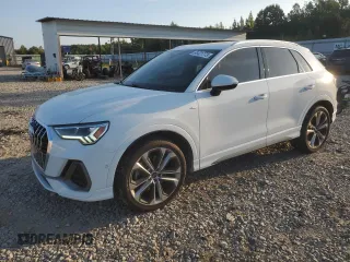 2020 Audi Q3 S line Prestige with VIN WA1FECF39L1008492, listed as a Copart auction lot 68421773 with 58,405 mi miles and Salvage Title. Bid and sale history available at carsss.com. Image 1.