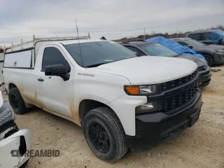 2021 Chevrolet Silverado 1500 Work Truck with VIN 3GCNWAEKXMG369017, listed as a Copart auction lot 78070004 with 93,145 mi miles and Salvage Title. Bid and sale history available at carsss.com. Image 4.