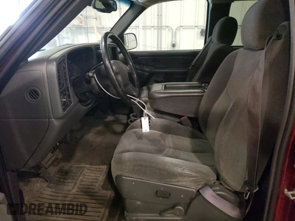 2005 Chevrolet Silverado 1500 Z71 with VIN 1GCEK19B65Z320601, listed as a Copart auction lot 52506345 with 169,157 mi miles and Salvage Title. Bid and sale history available at DreamBid. Image 7.