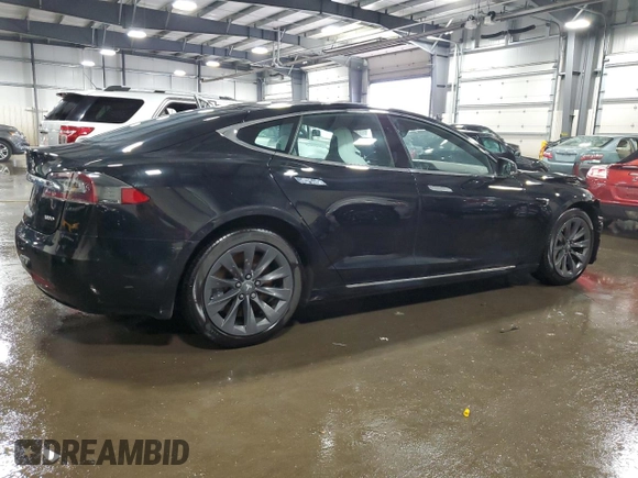 2019 Tesla Model S 75D z VIN 5YJSA1E25KF310915, wystawiony jako Copart lot #58130705 z przebiegiem 61 330 mil mil oraz Szkoda całkowita • Salvage title. Historia ofert i sprzedaży dostępna na DreamBid. Obrazek 3.