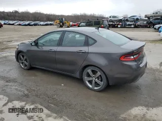 2014 Dodge Dart GT with VIN 1C3CDFEBXED906613, listed as a Copart auction lot 50326405 with 104,685 mi miles and Salvage Title. Bid and sale history available at carsss.com. Image 2.