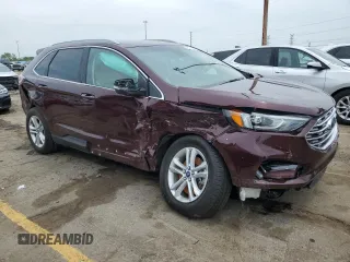 2020 Ford Edge SEL with VIN 2FMPK4J92LBB18286, listed as a Copart auction lot 59431204 with 41,607 mi miles and Non Repairable. Bid and sale history available at carsss.com. Image 4.