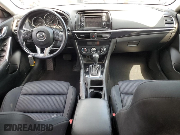 2015 Mazda 6 i Sport with VIN JM1GJ1U62F1176499, listed as a Copart auction lot 55613035 with 114,009 mi miles and Salvage Title. Bid and sale history available at DreamBid. Image 8.