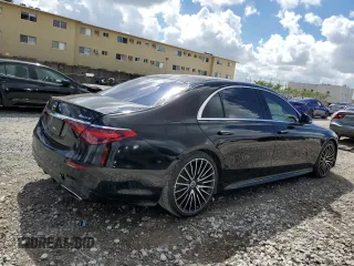 2022 Mercedes-Benz S-Class S 500 with VIN W1K6G6DB0NA148063, listed as a Copart auction lot 46621945 with 54,224 mi miles and Salvage Title. Bid and sale history available at carsss.com. Image 3.