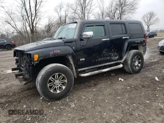 2008 Hummer H3 SUV Luxury with VIN 5GTEN43E888192344, listed as a Copart auction lot 84452414 with 149,666 mi miles and Salvage Title. Bid and sale history available at carsss.com. Image 1.