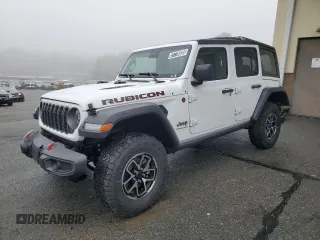 2025 Jeep Wrangler Rubicon with VIN 1C4PJXFN0SW546739, listed as a Copart auction lot 51776505 with 830 mi miles and Clean title. Bid and sale history available at DreamBid. Image 1.