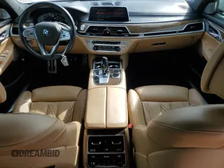 2019 BMW 7 Series 750i with VIN WBA7F0C59KGM24241, listed as a Copart auction lot 45171345 with 60,443 mi miles and Salvage title. Bid and sale history available at DreamBid. Image 8.