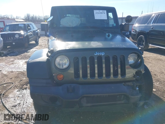 2008 Jeep Wrangler Unlimited X with VIN 1J8GA39118L594626, listed as a IAAI auction lot 41618878 with 166,071 mi miles and . Bid and sale history available at DreamBid. Image 12.