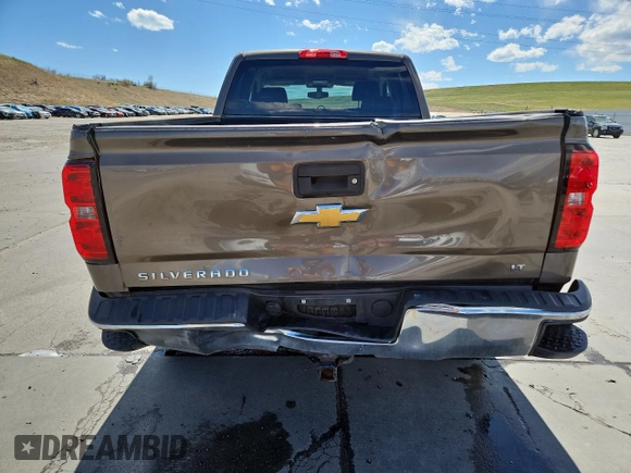 2014 Chevrolet Silverado 1500 LT with VIN 1GCVKREC7EZ361770, listed as a Copart auction lot 53295155 with 152,444 mi miles and Salvage Title. Bid and sale history available at DreamBid. Image 6.