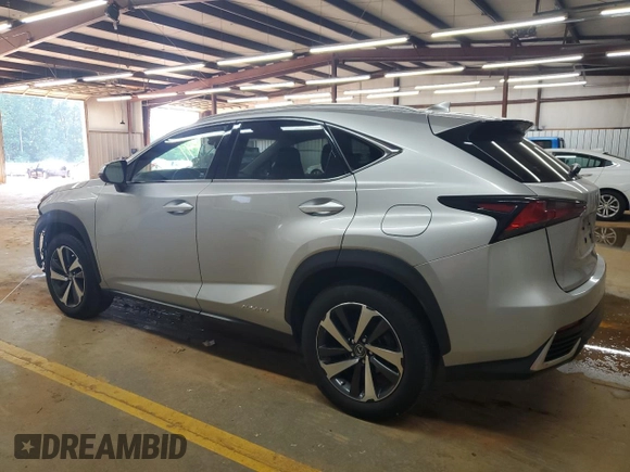 2019 Lexus NX 300h with VIN JTJBJRBZ9K2121314, listed as a Copart auction lot 57136075 with 56,744 mi miles and Salvage title. Bid and sale history available at DreamBid. Image 2.