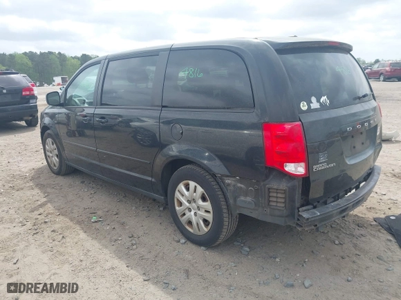 2016 Dodge Grand Caravan SE with VIN 2C4RDGBG0GR361579, listed as a IAAI auction lot 41938253 with 109,561 mi miles. Bid and sale history available at carsss.com. Image 3.