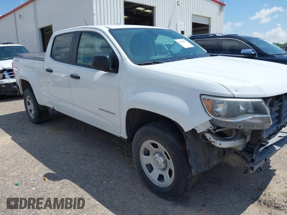 2022 Chevrolet Colorado 4WD Work Truck with VIN 1GCGTBEN2N1135620, listed as a IAAI auction lot 42549055 with Not provided miles and . Bid and sale history available at DreamBid. Image 1.
