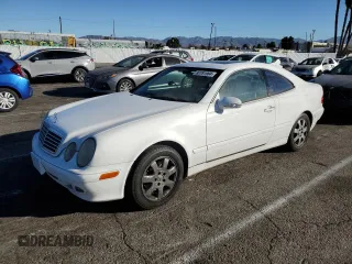 2001 Mercedes-Benz CLK 320/430 with VIN WDBLJ65G31F184950, listed as a Copart auction lot 80781964 with 168,602 mi miles and Clean Title. Bid and sale history available at DreamBid. Image 1.