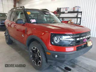 2022 Ford Bronco Sport Outer Banks with VIN 3FMCR9C68NRD74432, listed as a IAAI auction lot 42507901 with 45,557 mi miles and . Bid and sale history available at DreamBid. Image 1.