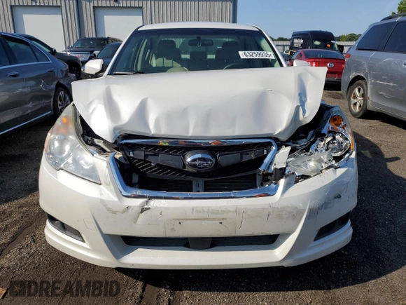 2012 Subaru Legacy 2.5i with VIN 4S3BMBA68C3019541, listed as a Copart auction lot 63259935 with 114,592 mi miles and Salvage title. Bid and sale history available at DreamBid. Image 5.