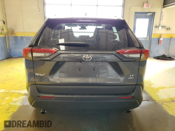 2021 Toyota RAV4 LE with VIN 2T3F1RFV1MC198301, listed as a Copart auction lot 62084275 with 47,285 mi miles and Salvage title. Bid and sale history available at DreamBid. Image 6.
