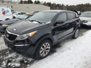 2016 Kia Sportage LX with VIN KNDPBCAC6G7802251, listed as a Copart auction lot 44006135 with 99,860 mi miles and Salvage Title. Bid and sale history available at carsss.com. Image 1.