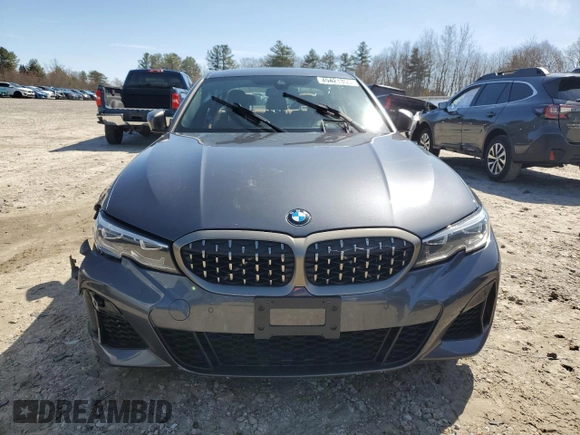 2022 BMW 3 Series M340i xDrive with VIN 3MW5U9J08N8C23040, listed as a Copart auction lot 49421355 with 0 mi miles and Salvage Title. Bid and sale history available at carsss.com. Image 5.