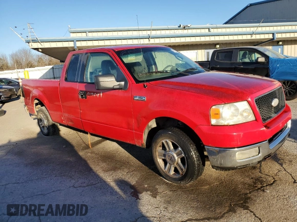 2005 Ford F-150 XLT with VIN 1FTPX12565FB76290, listed as a Copart auction lot 46956185 with 0 mi miles and Clean Title. Bid and sale history available at carsss.com. Image 4.