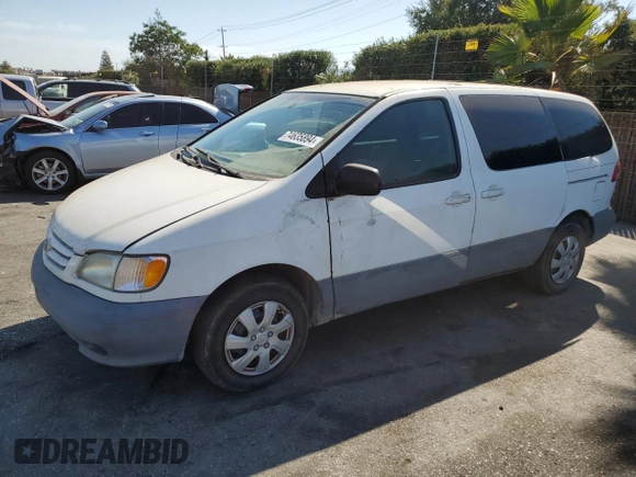 2002 Toyota Sienna CE with VIN 4T3ZF19C22U466357, listed as a Copart auction lot 74635894 with 285,291 mi miles and Clean Title. Bid and sale history available at carsss.com. Image 1.