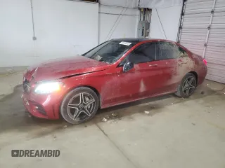 2019 Mercedes-Benz C 300 with VIN 55SWF8EB1KU299857, listed as a Copart auction lot 58510375 with 68,775 mi miles and Salvage title. Bid and sale history available at DreamBid. Image 1.