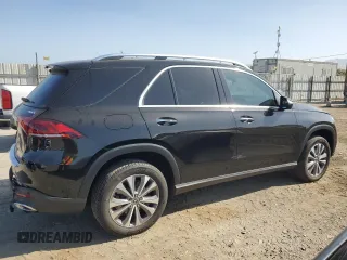 2022 Mercedes-Benz GLE 350 with VIN 4JGFB4KB8NA604077, listed as a Copart auction lot 61069915 with 25,192 mi miles and Salvage title. Bid and sale history available at DreamBid. Image 3.