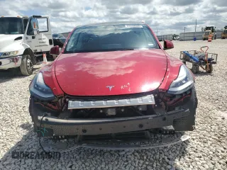 2021 Tesla Model Y Long Range z VIN 5YJYGDEE0MF099274, wystawiony jako Copart lot #53858995 z przebiegiem 91 120 mil mil oraz Szkoda całkowita • Salvage title. Historia ofert i sprzedaży dostępna na DreamBid. Obrazek 5.