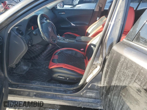 2009 Lexus IS 250 with VIN JTHCK262092030580, listed as a Copart auction lot 87712785 with 171,343 mi miles and Salvage Title. Bid and sale history available at DreamBid. Image 7.