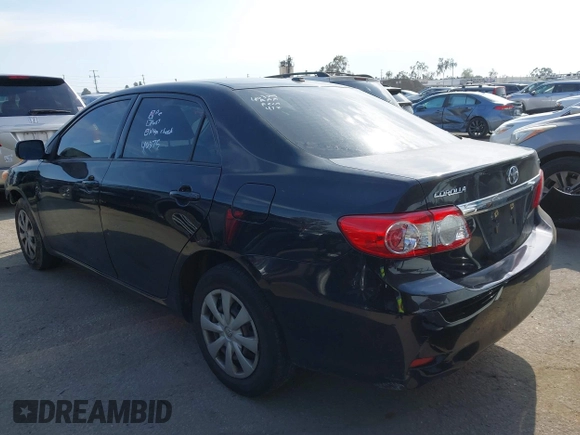 2011 Toyota Corolla L with VIN JTDBU4EE0B9154747, listed as a IAAI auction lot 42028887 with 141,569 mi miles. Bid and sale history available at carsss.com. Image 3.