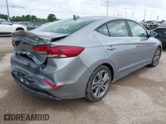 2017 Hyundai Elantra Limited with VIN 5NPD84LF8HH065825, listed as a IAAI auction lot 42184898 with 124,083 mi miles and . Bid and sale history available at DreamBid. Image 4.