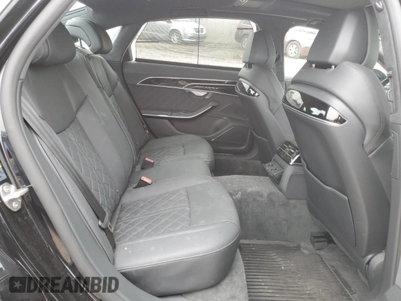 2024 Audi S8 with VIN WAULSAF89RN015605, listed as a Copart auction lot 51800405 with 2,274 mi miles and Salvage Title. Bid and sale history available at DreamBid. Image 10.