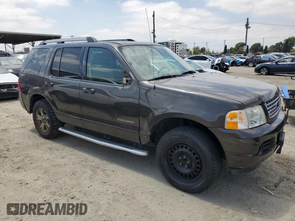 2005 Ford Explorer XLT with VIN 1FMZU63E45ZA78110, listed as a Copart auction lot 55365765 with 167,819 mi miles and Salvage title. Bid and sale history available at DreamBid. Image 4.