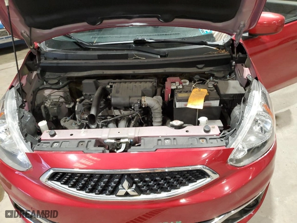 2020 Mitsubishi Mirage ES with VIN ML32A3HJ4LH005750, listed as a Copart auction lot 50010435 with 18,770 mi miles and Salvage Title. Bid and sale history available at carsss.com. Image 11.