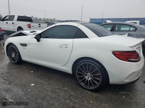 2017 Mercedes-Benz SLC with VIN WDDPK6GA1HF132242, listed as a Copart auction lot 86220524 with 43,857 mi miles and Non Repairable. Bid and sale history available at carsss.com. Image 2.